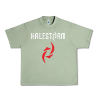 Oil Green halestorm black Urban Heavy Tee - SnappyArt