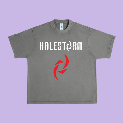 Halestorm Black Urban Heavy Tee Designed By Snappyart