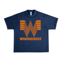 Navy whataburger Urban Heavy Tee - SnappyArt