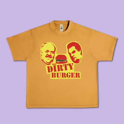 Dirty Burger Urban Heavy Tee Designed By Snappyart