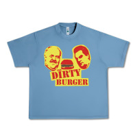 Pebble Blue Dirty Burger Urban Heavy Tee - SnappyArt