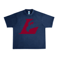 Navy UW-La Crosse maroon Urban Heavy Tee - SnappyArt