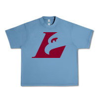 Pebble Blue UW-La Crosse maroon Urban Heavy Tee - SnappyArt