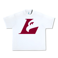 White UW-La Crosse maroon Urban Heavy Tee - SnappyArt
