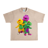 French Oak new 755 barney and friends cute Urban Heavy Tee - SnappyArt