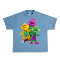 Pebble Blue new 755 barney and friends cute Urban Heavy Tee - SnappyArt