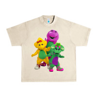 Sandshell new 755 barney and friends cute Urban Heavy Tee - SnappyArt