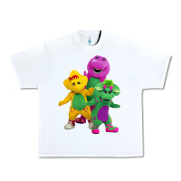White new 755 barney and friends cute Urban Heavy Tee - SnappyArt