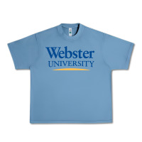 Pebble Blue webster university Urban Heavy Tee - SnappyArt