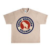French Oak Great Northern Railroad Urban Heavy Tee - SnappyArt