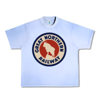 Grape Ice Great Northern Railroad Urban Heavy Tee - SnappyArt
