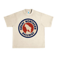Sandshell Great Northern Railroad Urban Heavy Tee - SnappyArt