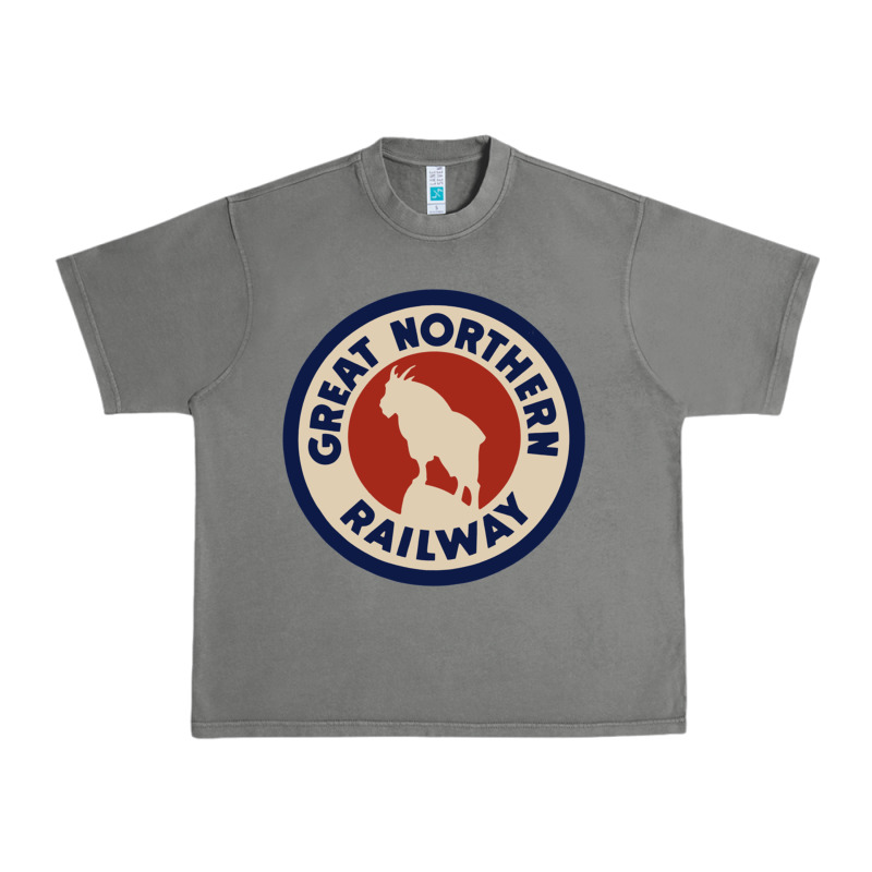 Great Northern Railroad Urban Heavy Tee by SnappyArt | Teevron