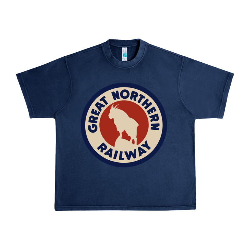 Great Northern Railroad Urban Heavy Tee by SnappyArt | Teevron