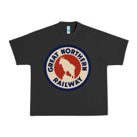 Pigment Black Great Northern Railroad Urban Heavy Tee - SnappyArt