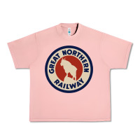 Salmon Great Northern Railroad Urban Heavy Tee - SnappyArt