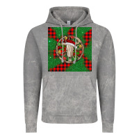Cloud Rock Christmas bull skull Vintage Hoodie - BarkalooDesign
