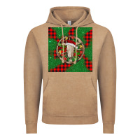 Vintage Coffee Christmas bull skull Vintage Hoodie - BarkalooDesign