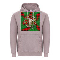 Vintage Zinc Christmas bull skull Vintage Hoodie - BarkalooDesign