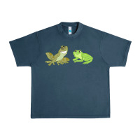 Midnight Navy The Princess and the Frog Tiana and Naveen Art Urban Heavy Tee - SnappyArt
