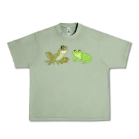 Oil Green The Princess and the Frog Tiana and Naveen Art Urban Heavy Tee - SnappyArt