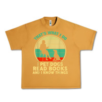 Peanut Butter that what i do i pet dogs read books and i know things t shirt Urban Heavy Tee - SnappyArt