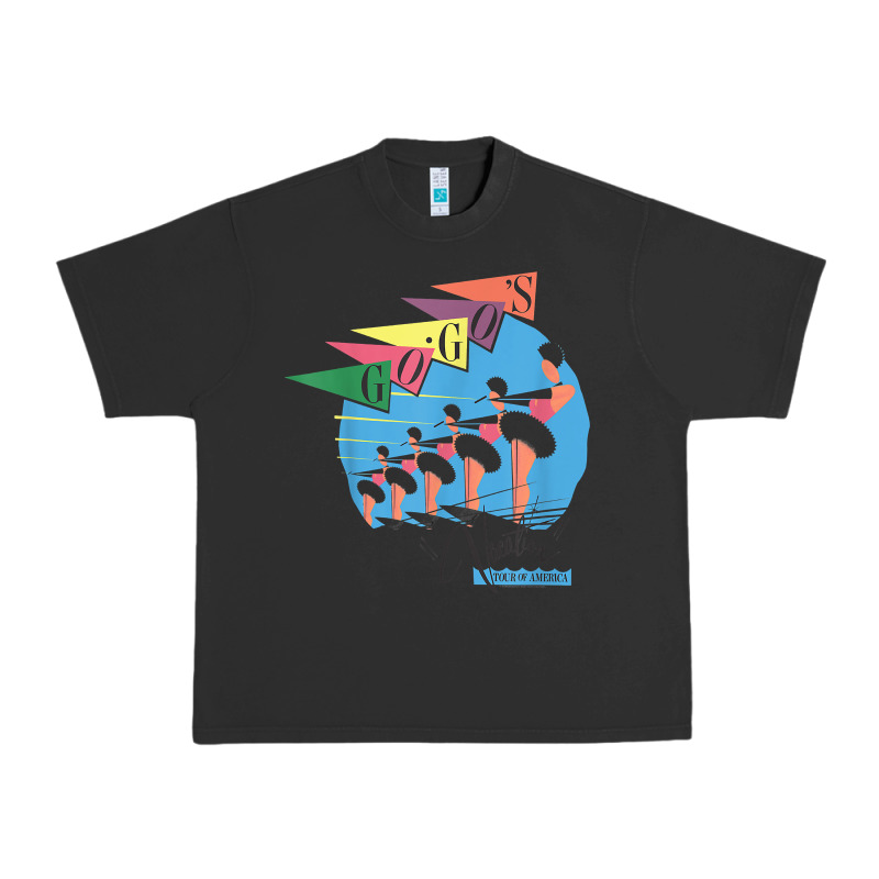 The Go Go's   Vacation Retro T Shirt Urban Heavy Tee by SnappyArt | Teevron