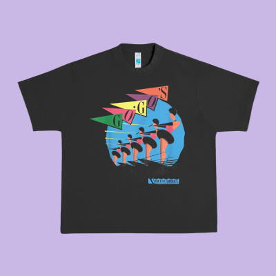 The Go Go's   Vacation Retro T Shirt Urban Heavy Tee Designed By Snappyart