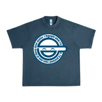 Midnight Navy Laughing Man GHOST IN THE SHELL Classic Urban Heavy Tee - SnappyArt