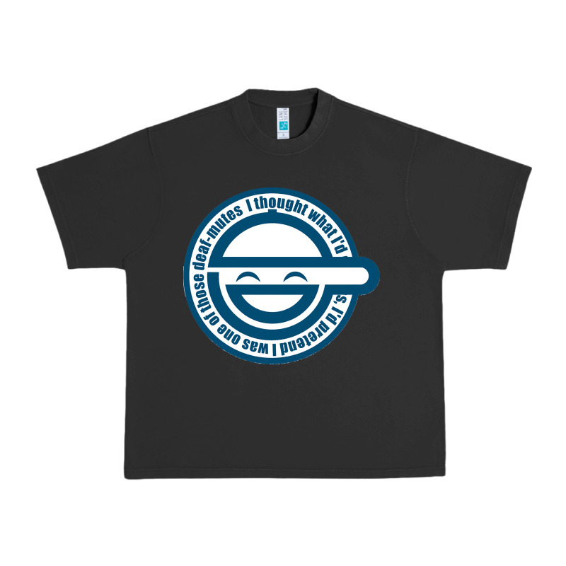Laughing Man Ghost In The Shell Classic Urban Heavy Tee by SnappyArt | Teevron
