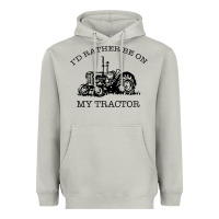 Moon Dust I D Rather Be On My Tractor Heavyweight Hoodie - Bettercallsaul