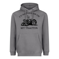 Storm I D Rather Be On My Tractor Heavyweight Hoodie - Bettercallsaul