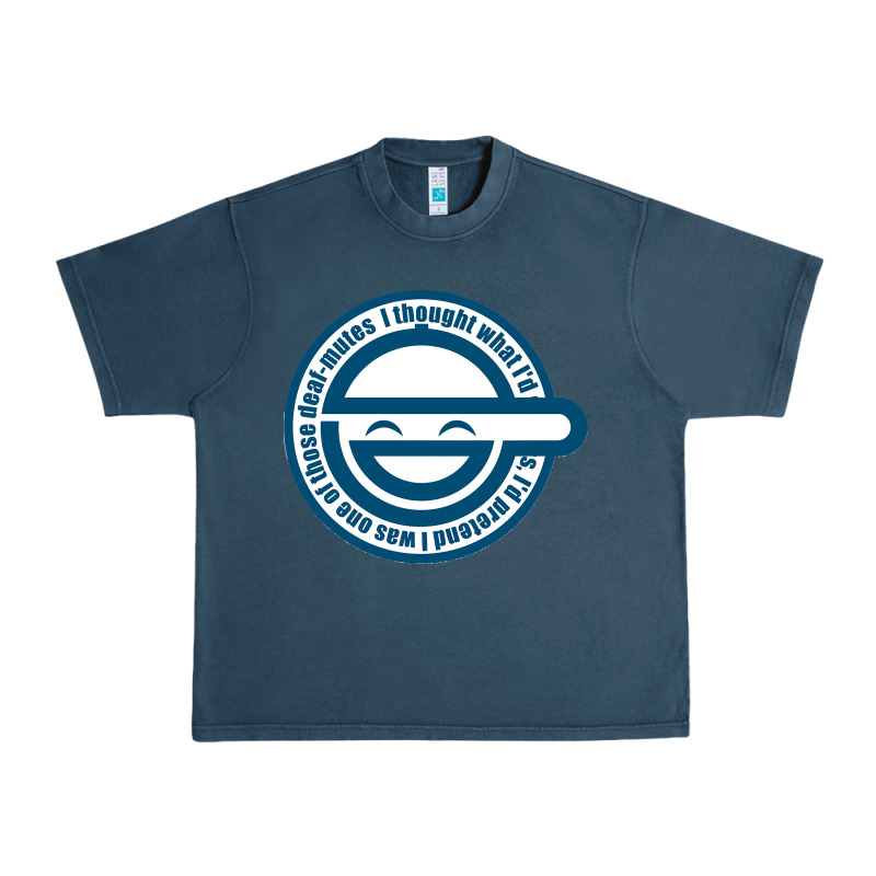 Laughing Man Ghost In The Shell Classic Urban Heavy Tee by SnappyArt | Teevron