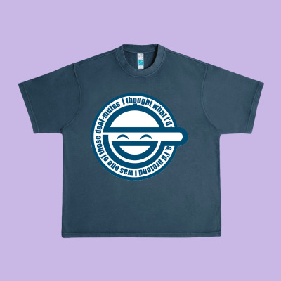 Laughing Man Ghost In The Shell Classic Urban Heavy Tee Designed By Snappyart