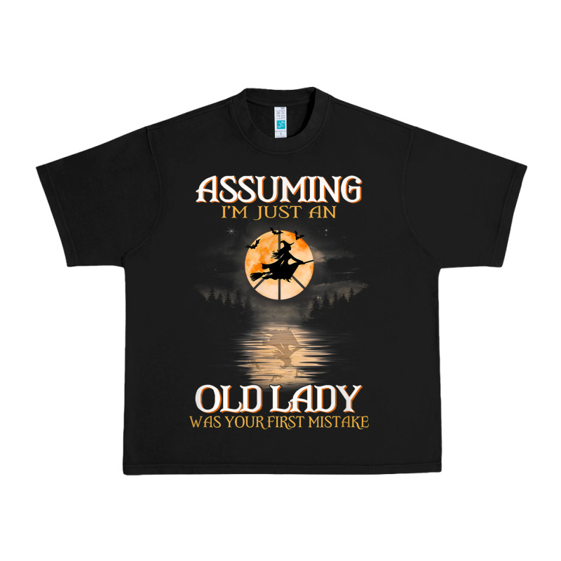 Assuming I'm Just An Old Lady Was Your First Mistake Witch Urban Heavy Tee by SnappyArt | Teevron