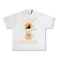 Lunar Rock assuming i'm just an old lady was your first mistake witch Urban Heavy Tee - SnappyArt