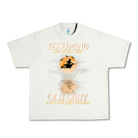 Pistachio assuming i'm just an old lady was your first mistake witch Urban Heavy Tee - SnappyArt