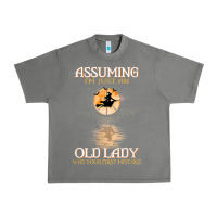 Tornado assuming i'm just an old lady was your first mistake witch Urban Heavy Tee - SnappyArt