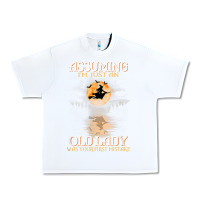 White assuming i'm just an old lady was your first mistake witch Urban Heavy Tee - SnappyArt