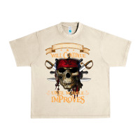 Sandshell pirate the beatings will continue until morale improves Urban Heavy Tee - SnappyArt