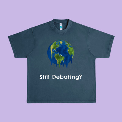 Environmental Climate Change Still Debating Summer Urban Heavy Tee Designed By Snappyart