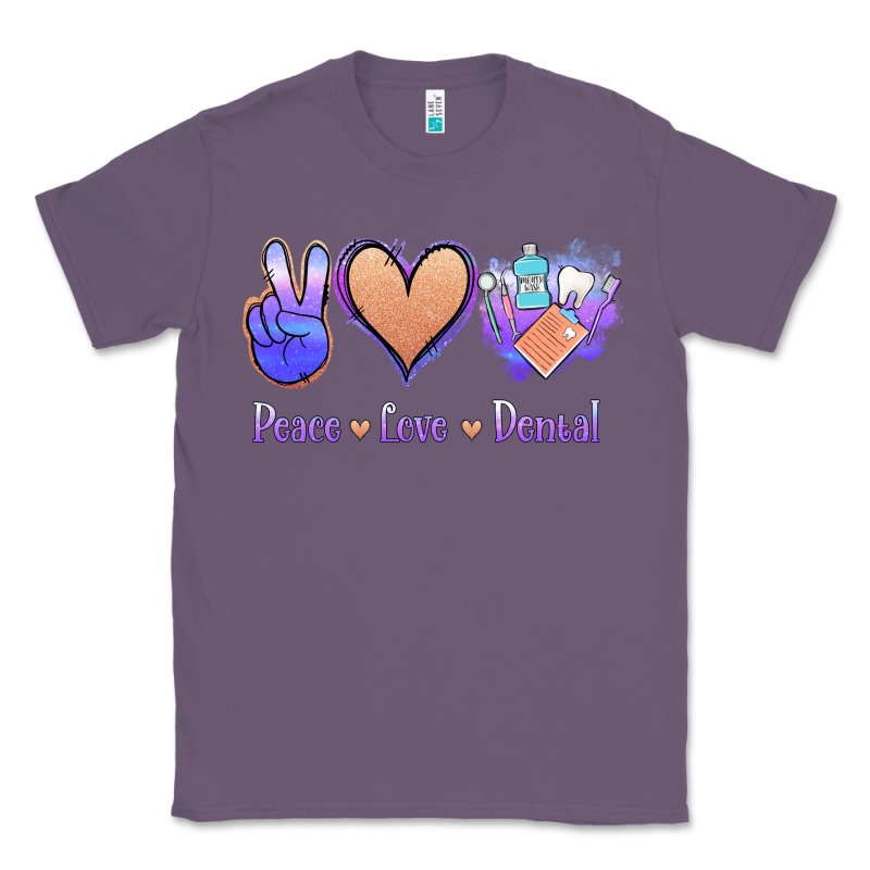 Peace Love Dental Classic Tee by Jasminsmagicworld | Teevron