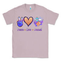 Lilac Peace Love Dental Classic Tee - Jasminsmagicworld