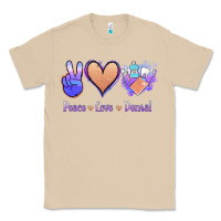 Mushroom Peace Love Dental Classic Tee - Jasminsmagicworld
