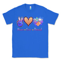 True Royal Peace Love Dental Classic Tee - Jasminsmagicworld