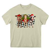 Mossy Christmas heifers front view Heavy Core Tee - RanaPortraitStore
