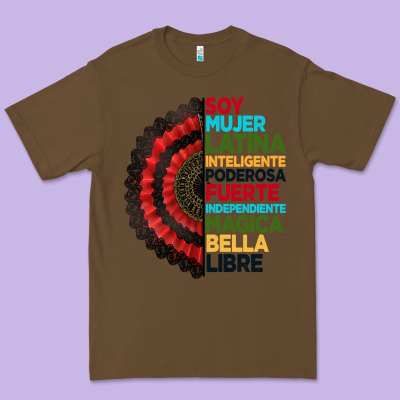 Hispanic Heritage Month Hand Fan Premium Tee Designed By Bundleandbundleshop