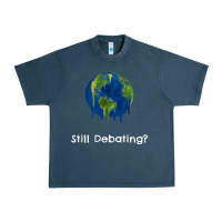 Midnight Navy environmental climate change still debating summer Urban Heavy Tee - SnappyArt