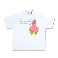 White Patrick Classic Urban Heavy Tee - SnappyArt