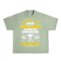 Oil Green forklift operator get out of my way forklift driver t shirt Urban Heavy Tee - SnappyArt